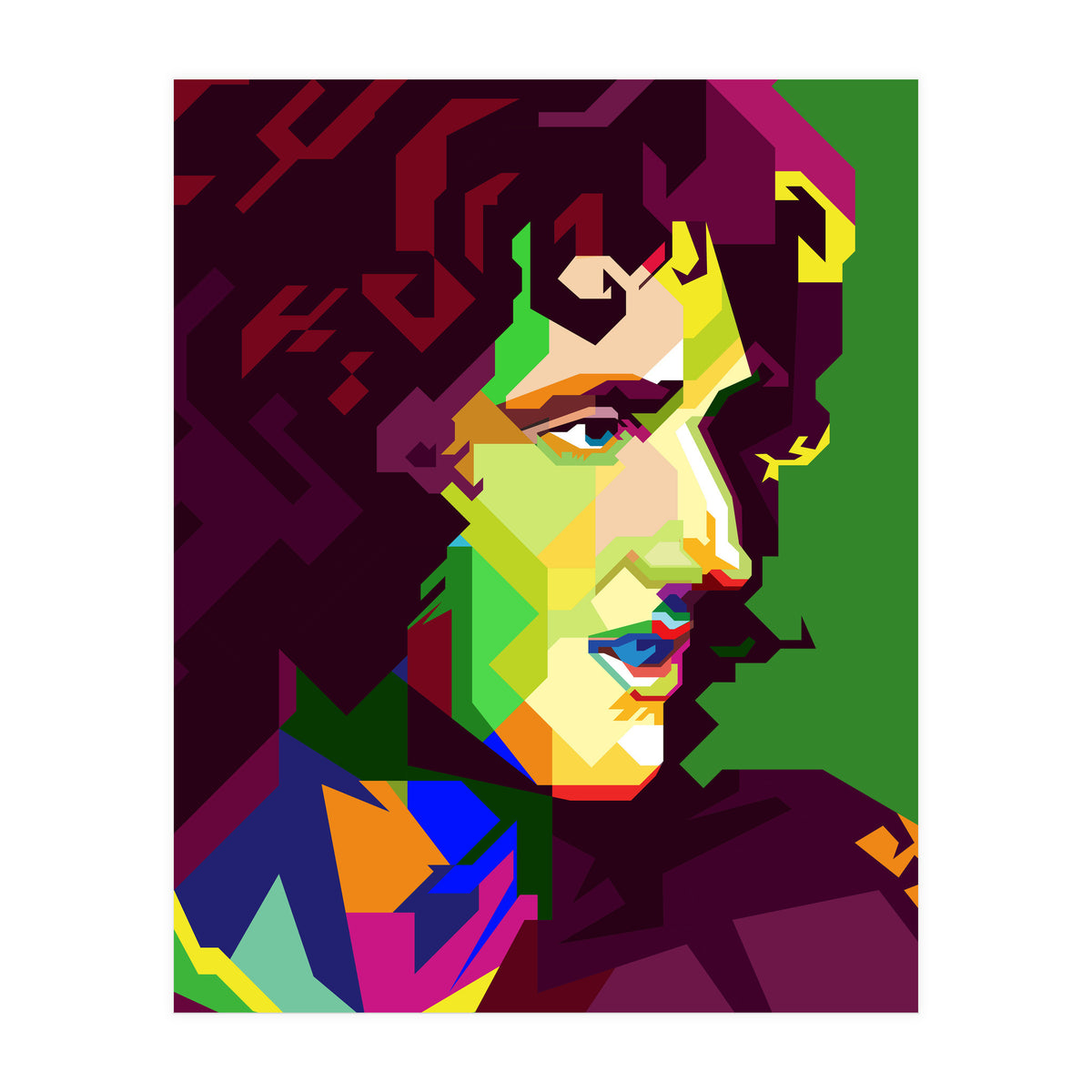 Brian Harold May Pop Art WPAP (Print Only)