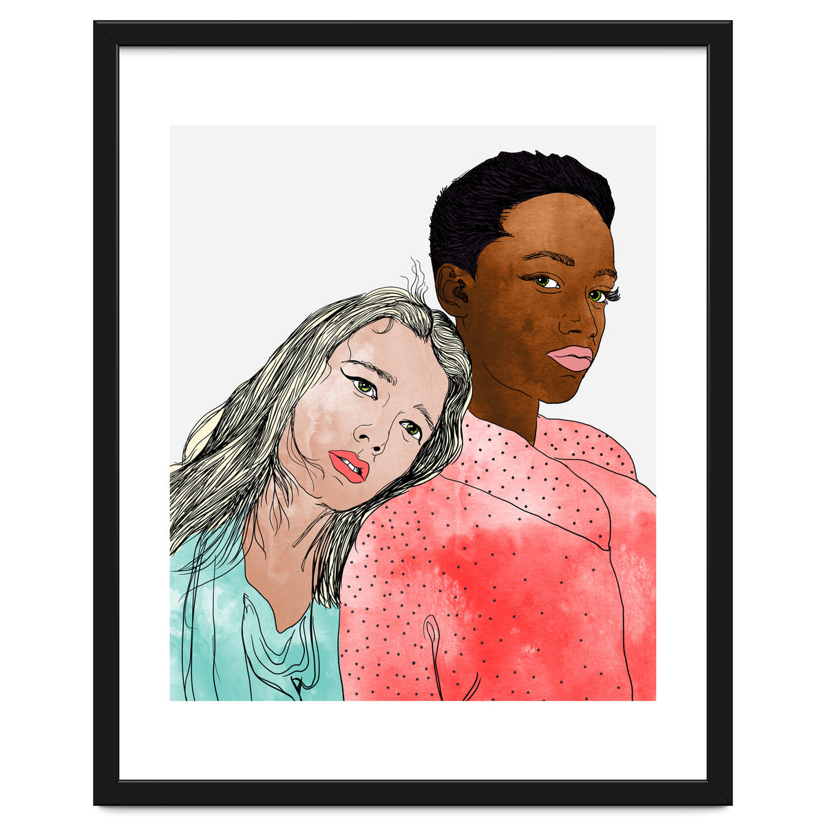 Egalitarism | Equality Anti-racism Feminism Multiculturism | Individuality Watercolor