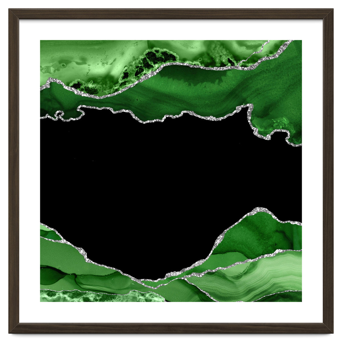 Green & Silver Agate Texture 04