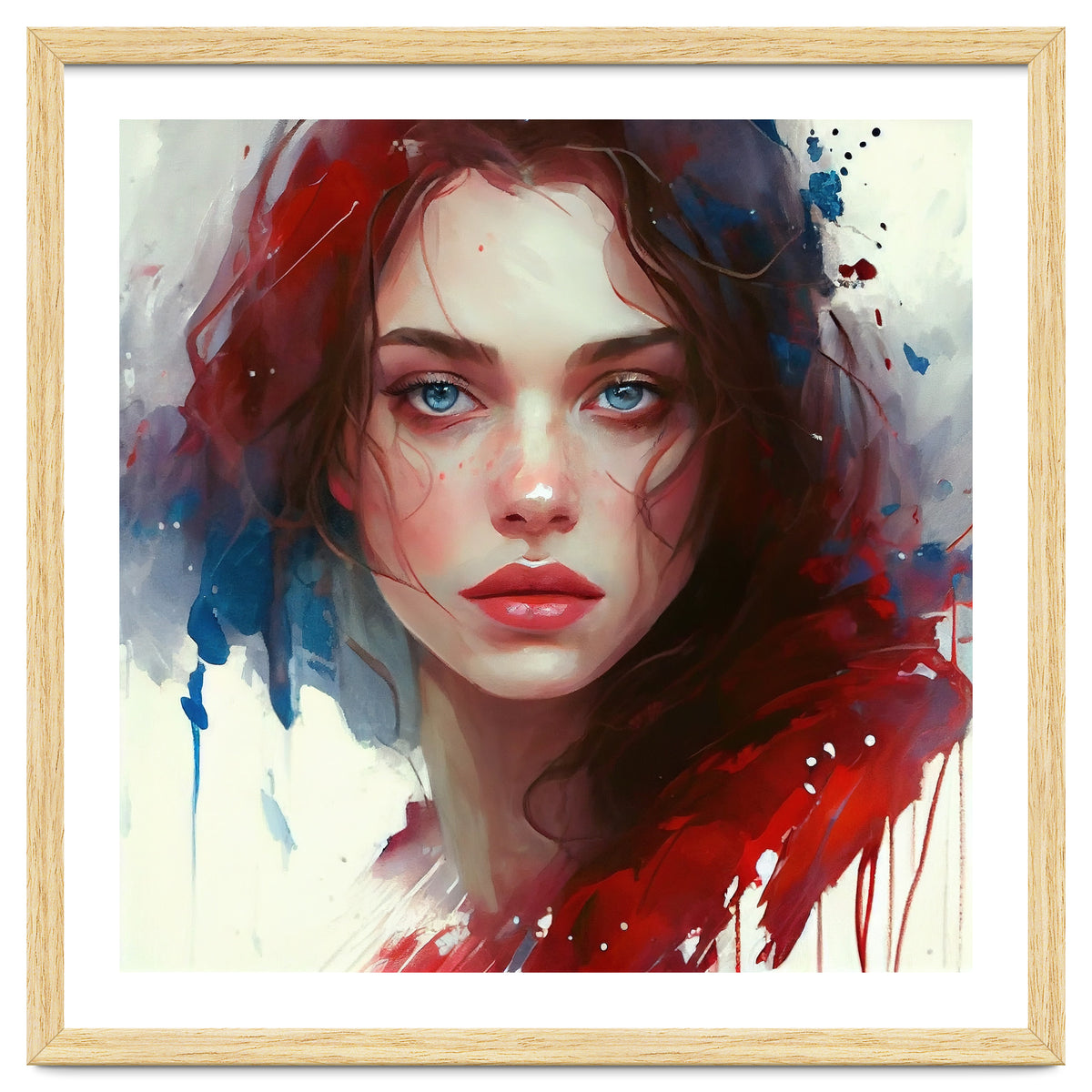 Modern Fairy Tale Blue Eyed Portrait