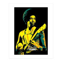 Stanley Clarke American Musician Bassist Legend (Print Only)