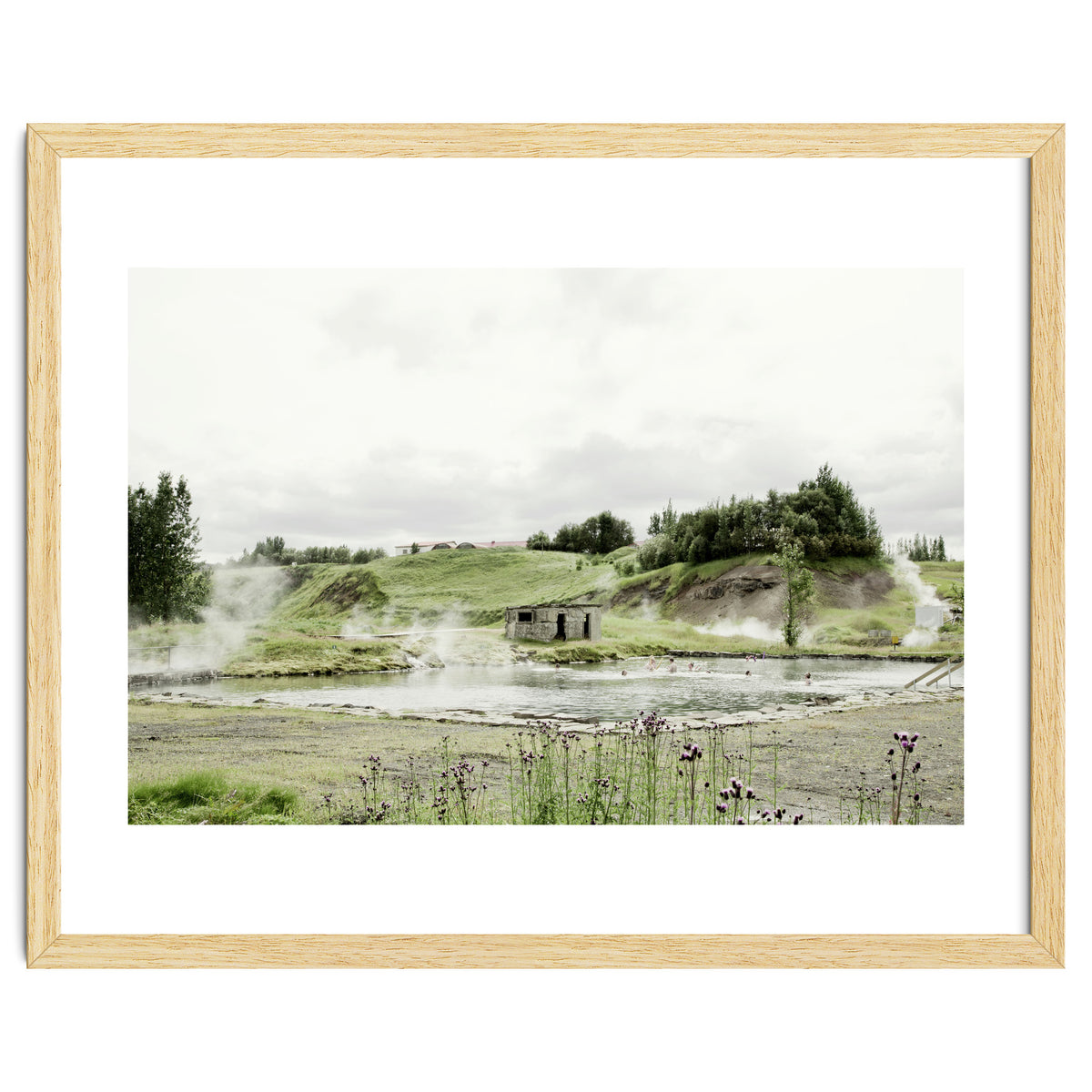 A natural hot spring bath - Iceland