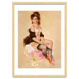 Sexy Pinup Brunette Modelling thumbnail
