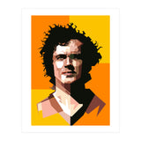 Retro Franz Beckenbauer Football  (Print Only) thumbnail