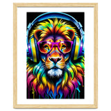 A Lion In Glasses Listens To Music thumbnail