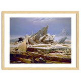 'The Sea of Ice', c. 1823-1824,  Oil on canvas, 96.7 x 126.9 cm. thumbnail