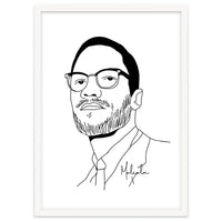 Malcolm X Illustration