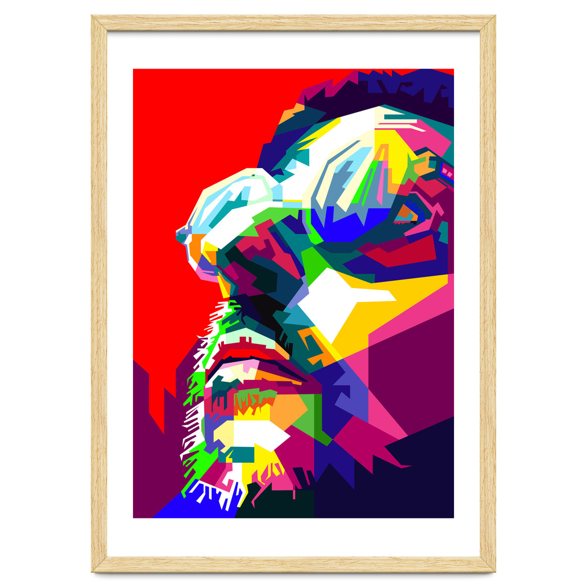Leon The Professional Hollywood Actor Pop Art WPAP