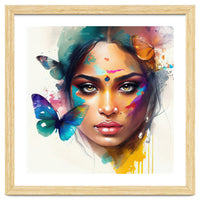 Holi Glow Hindu Portrait