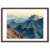 Hyper-Realistic Mountain Range Landscape Art thumbnail