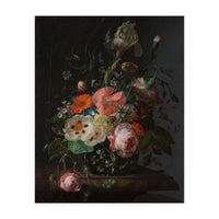 Still Life with Flowers on a Marble Tabletop. Dating: 1716. Measurements: h 48.5 cm × w 39.5 cm. (Print Only)