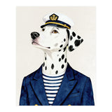 Dalmatian dog As captain (Print Only) thumbnail