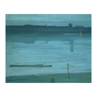 Nocturne, Blue and Silver: Chelsea, 1871 Canvas, 50,2 x 60,8 cm. (Print Only)