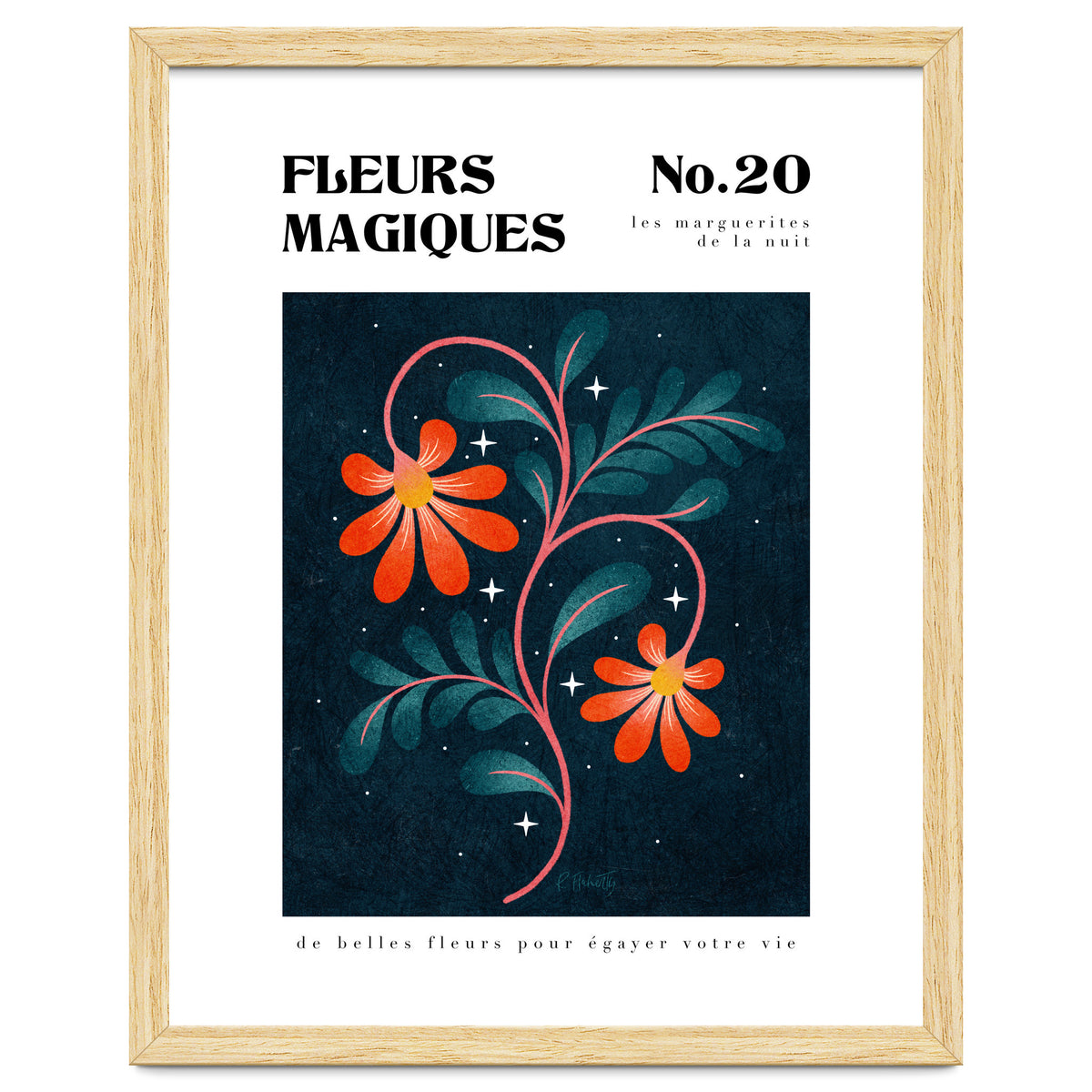 Magical Flowers No.20 Dark Daisies