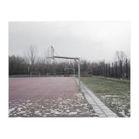 No people basketball court (Print Only)