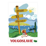 Hiking on Adriatic Coast, Yugoslavia (Print Only) thumbnail