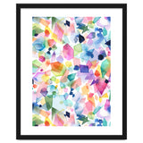 Colorful Watercolor Crystals and Gems thumbnail