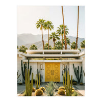 Palm Springs Mid-Century Modern Art, Desert Vibe Architecture, Retro Aesthetic Travel (Print Only)
