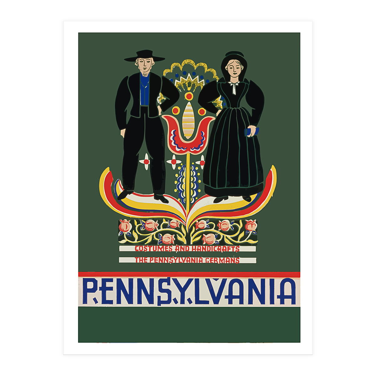 Pennsylvania, Traditional Costumes (Print Only)