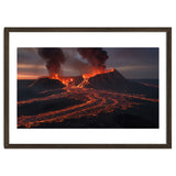 Volcanic Fury: Erupting Mountain Landscape thumbnail
