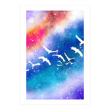Spread Your Wings, Birds Freedom Fly Painting (Print Only) thumbnail