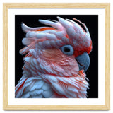 Pink Cockatoo Parrot Close Up Portrait Feather thumbnail