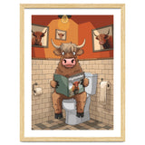 Highland Cow On The Toilet thumbnail