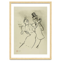 La Goulue. Henri de Toulouse-Lautrec; French, 1864-1901. Date: 1894. Dimensions: 308 × 254 mm (im...