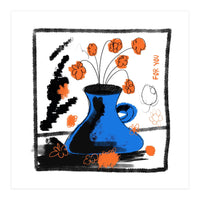 blue vase (Print Only)