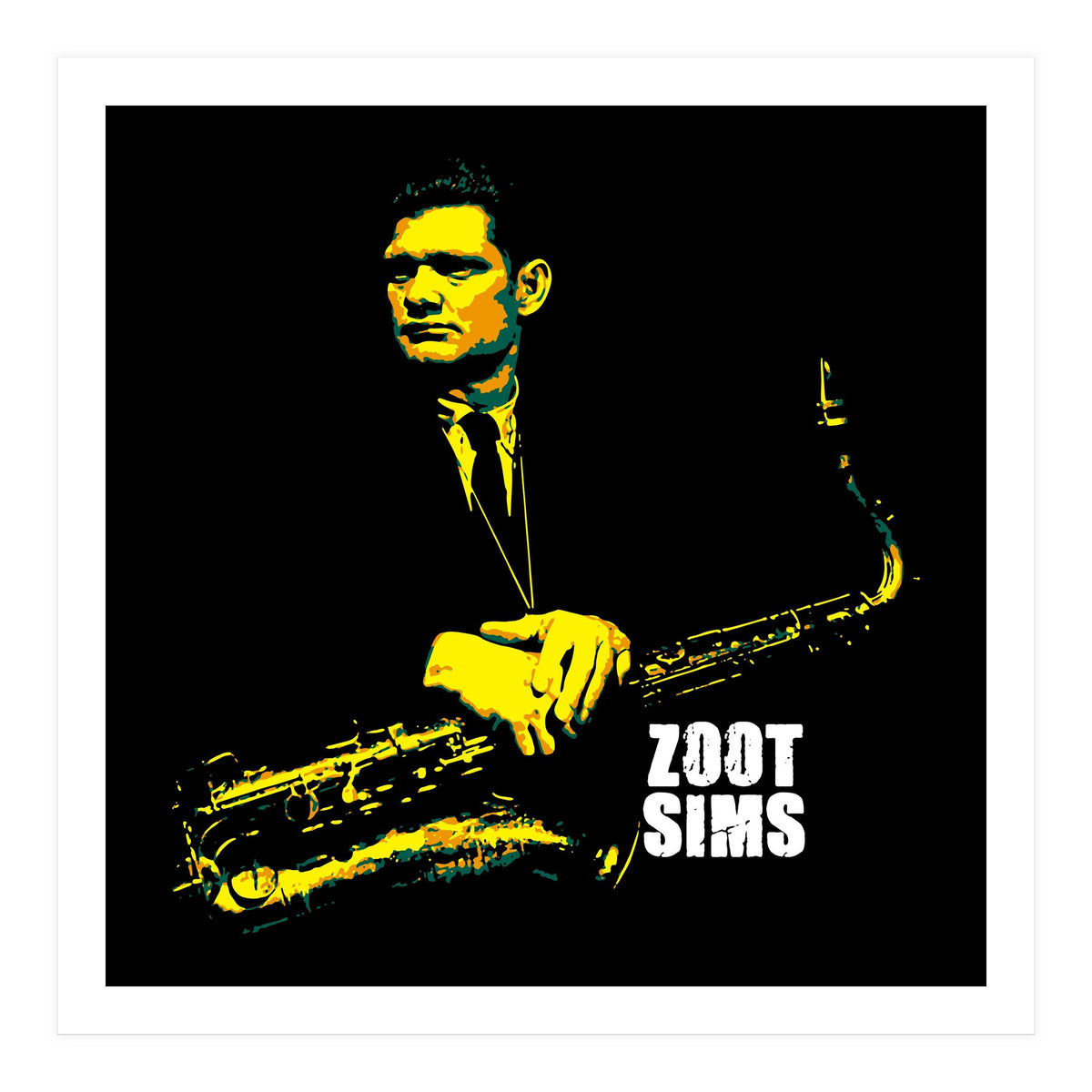 Zoot Sims American Jazz Saxophonist (Print Only)