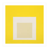 JOSEF ALBERS - HOMAGE TO THE SQUARE YELLOW WHITE (Print Only) thumbnail