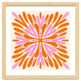 Symmetry Petals - pink and orange thumbnail