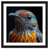 Close Up Of A Colorful Exotic Bird Head thumbnail