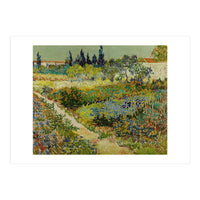 Vincent van Gogh – Garden at Arles | Vibrant Post-Impressionist Wall Art (Print Only)