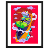 Knight Frog Pop Art Illustration thumbnail