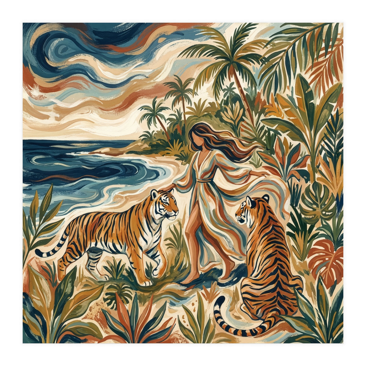 Roaming With Tigers (Print Only)