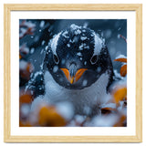 Close Up Of A Gentoo Penguin In The Snow thumbnail