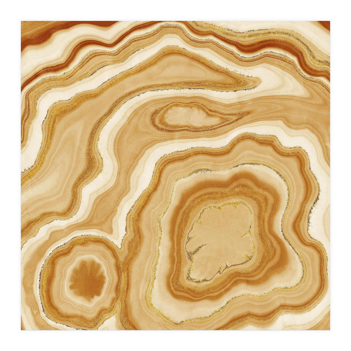 Golden Agate Texture 05 (Print Only)
