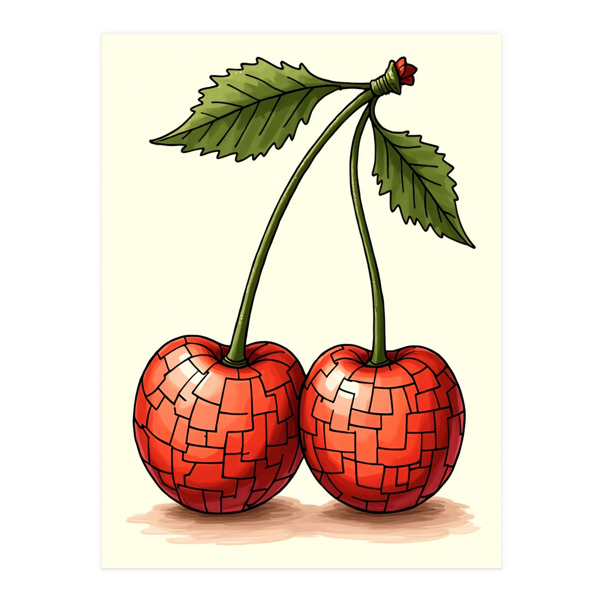 Cherry Contemporary (Print Only)