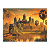 Vintage Cambodia, Angkor Wat Sunrise Poster (Print Only) thumbnail