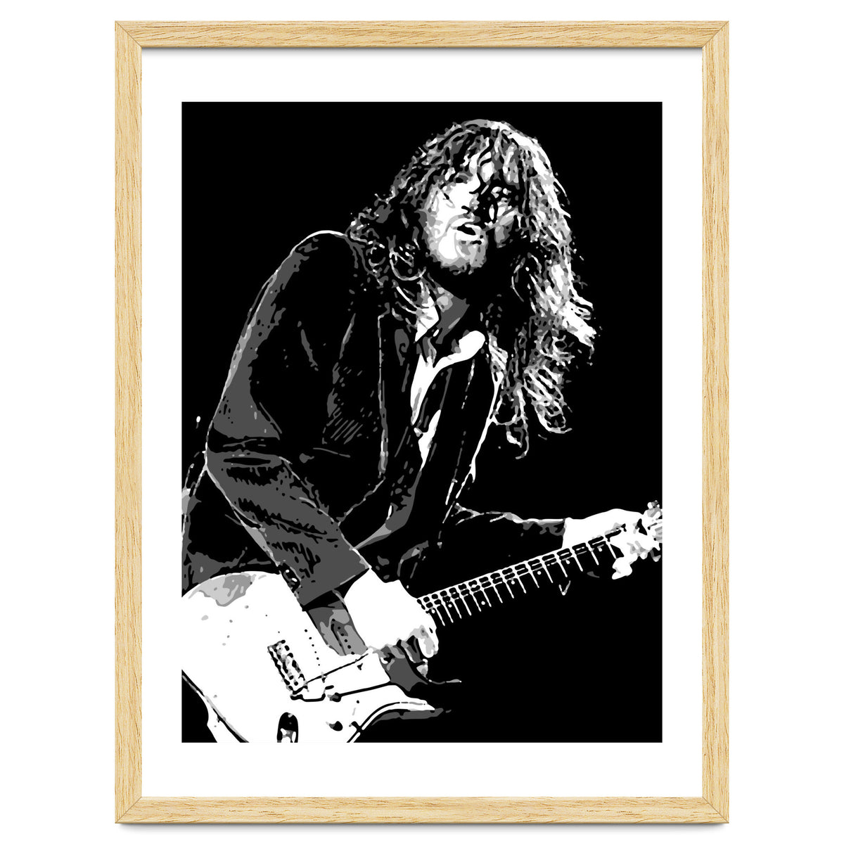 John Frusciante American Musician Legend in Monochrome