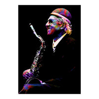 Charles Lloyd Jazz Saxophonist (Print Only)