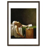 Jean Paul Marat, dead in his bathtub, assassinated by Charlotte Corday in 1793. JACQUES LOUIS DAVID. thumbnail