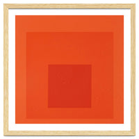 JOSEF ALBERS - HOMAGE TO THE SQUARE RED