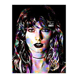 Taylor Swift Colorful Art 3 (Print Only) thumbnail