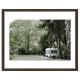 Travel trailer in the green garden thumbnail