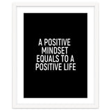 A positive mindset equals to a positive life thumbnail