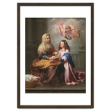 Bartolomé Esteban Murillo / 'Saint Anne with the Virgin', ca.  1655, Spanish School. VIRGIN MARY. thumbnail