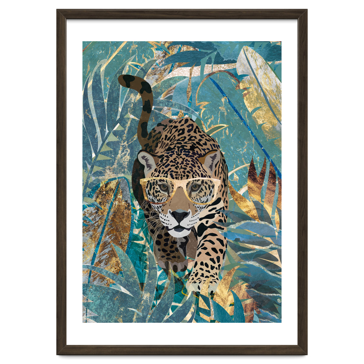 Jaguar in the jungle