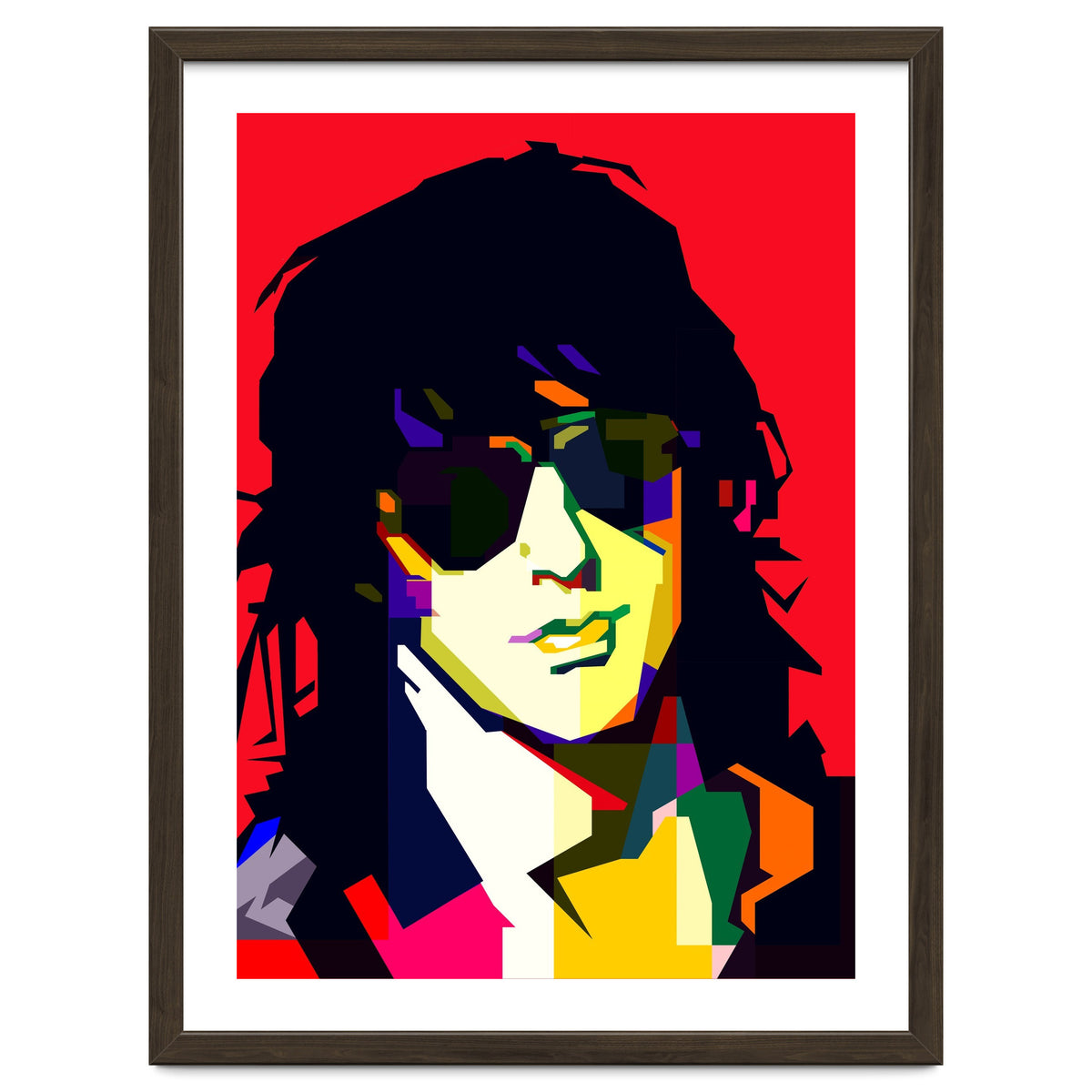 Izzy Stradlin Guitarist Pop Art WPAP